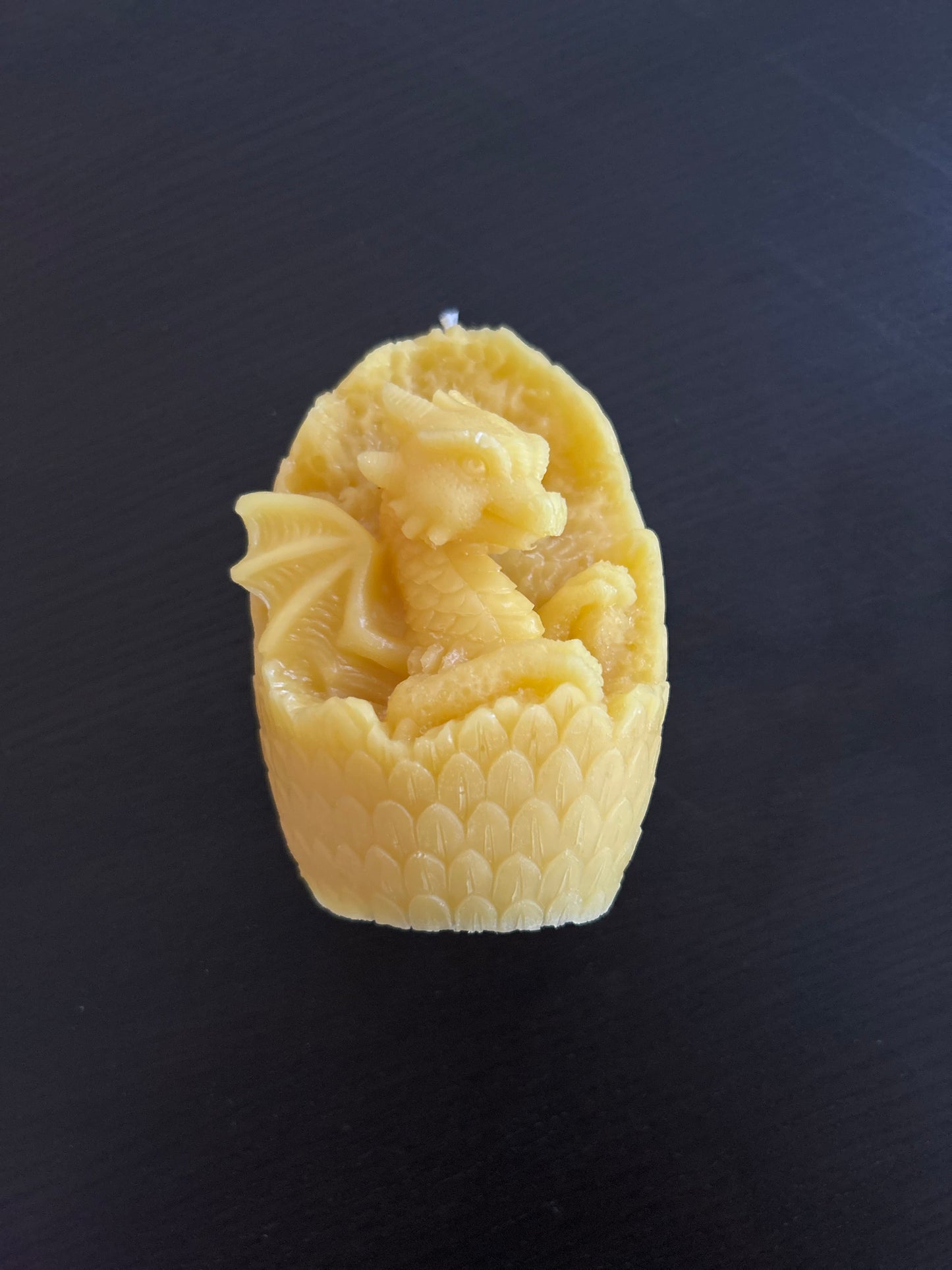 Drachenkerze aus Bienenwachs