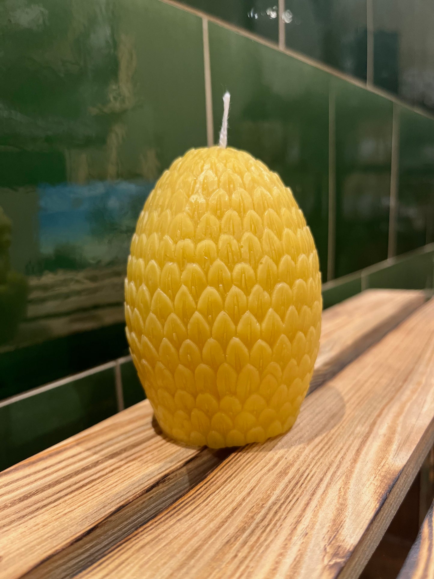 Drachenkerze aus Bienenwachs