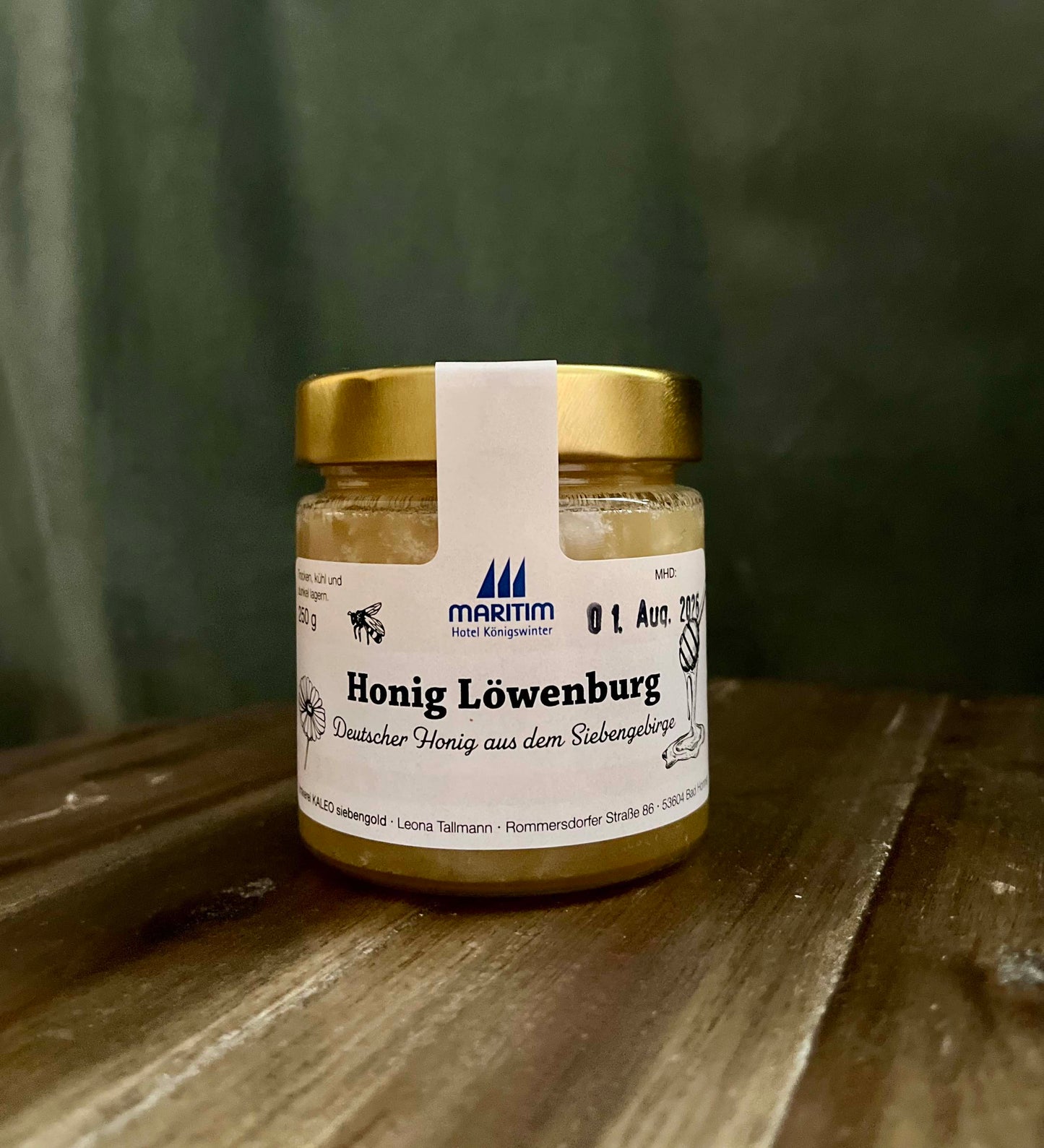 Firmenhonig mit eigenem Etikett