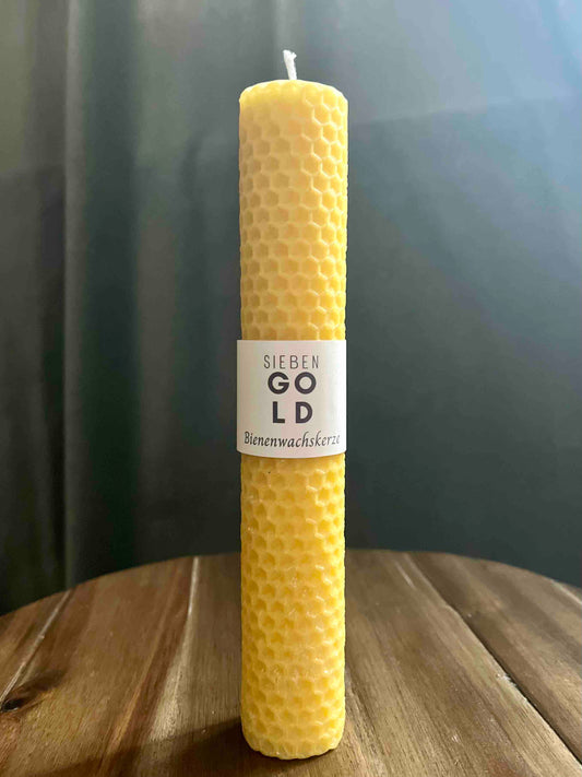 Stabkerze aus Bienenwachs