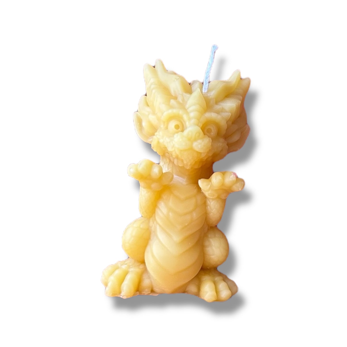 Kleiner asiatischer Drache als Bienenwachskerze