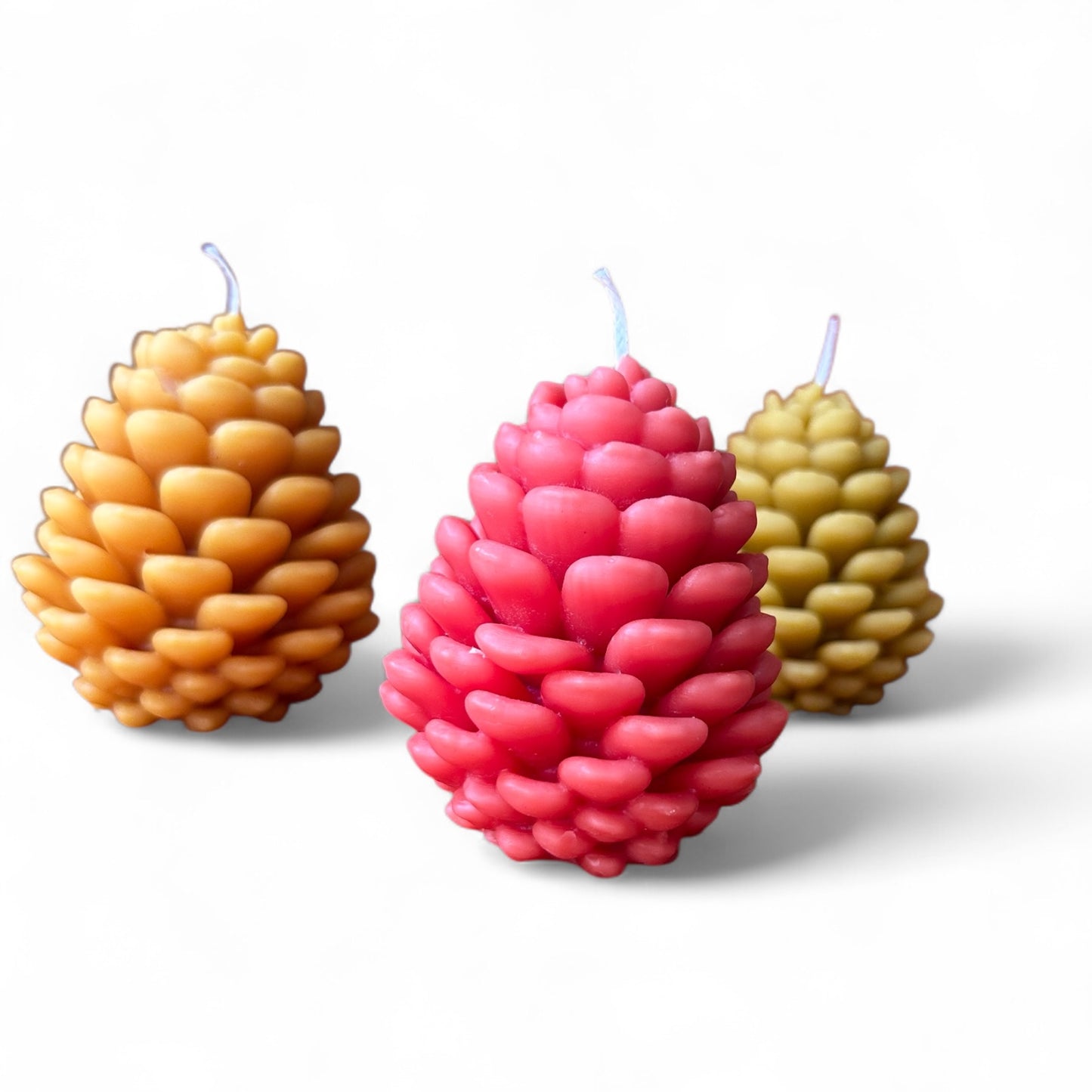 Tannenzapfen - Bienenwachskerze