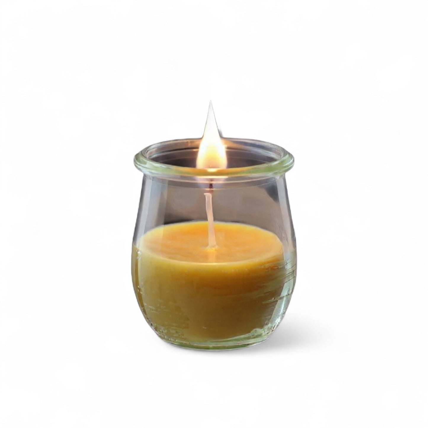 Kerze im Tulpenglas WECK aus Bienenwachs