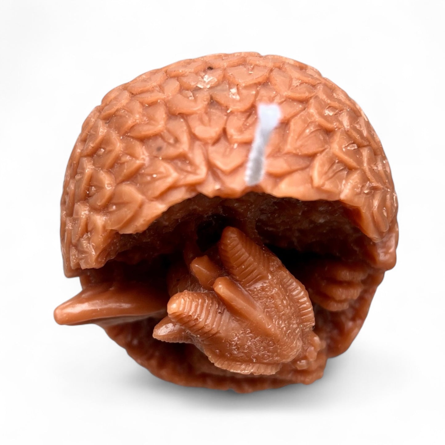 Drache im Ei als Bienenwachskerze