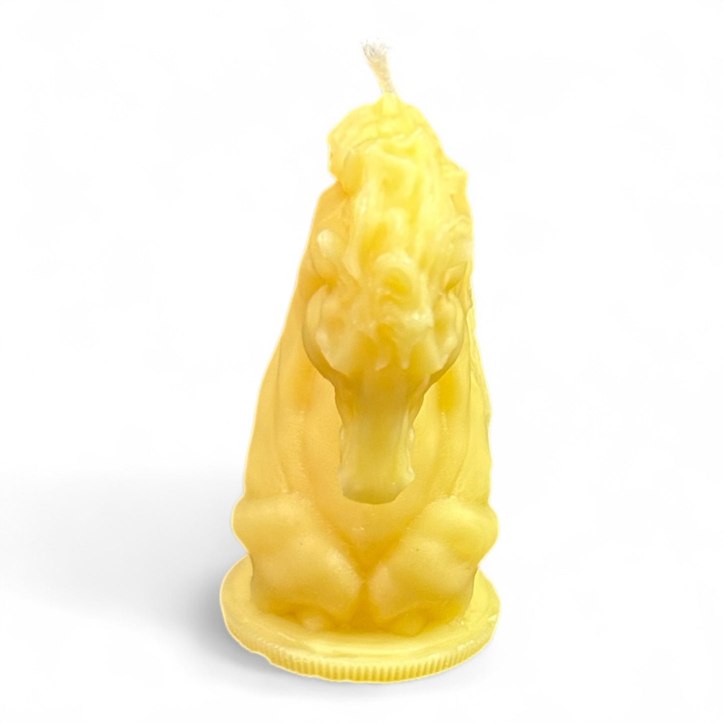 Pferdekopf als Bienenwachskerze