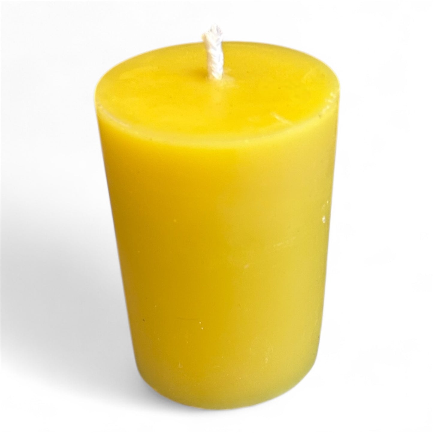 4 Stumpenkerzen für Adventskranz aus Bienenwachs